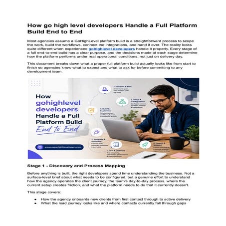How-gohighlevel-developers-Handle-a-Full-Platform-Build-End-to-End | PDF