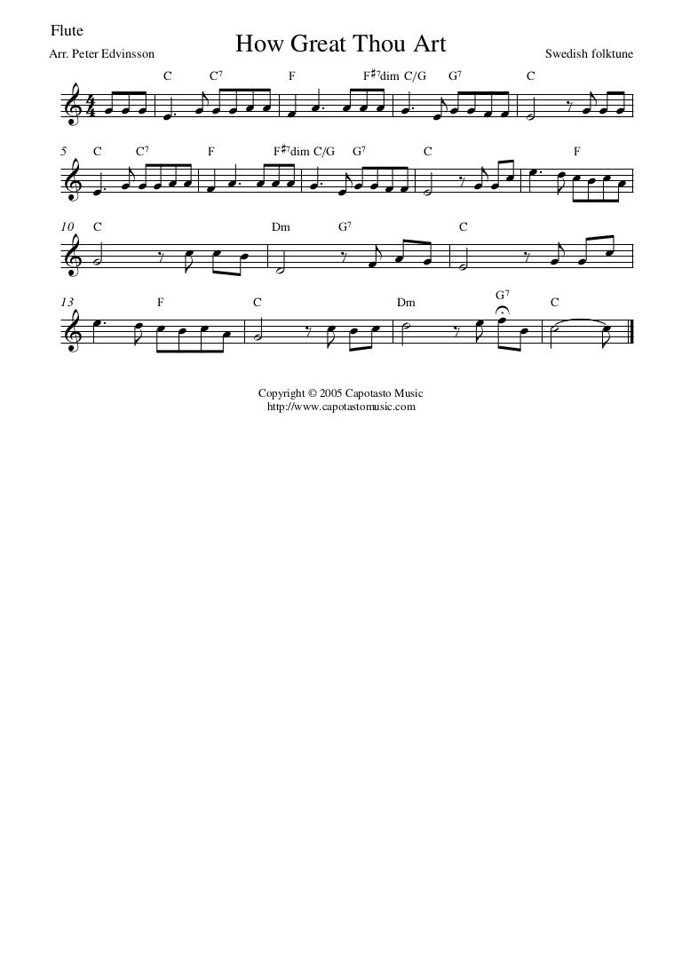 How greatthouartflute