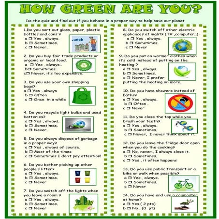 How green-are-youquiz-fun-activities-games 76448
