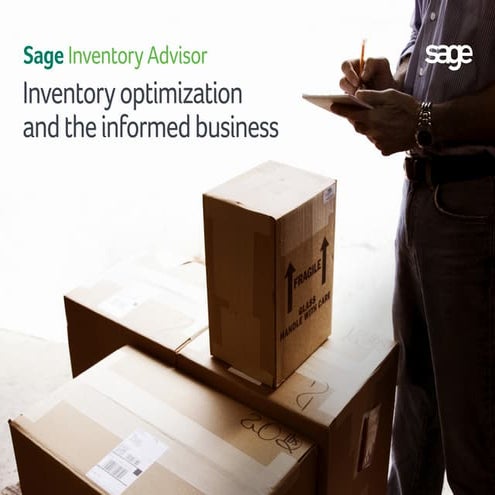Inventory optimization and the informed business