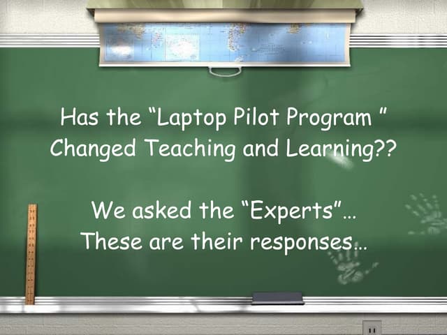How Laptops Change Teaching And Learning Survey Timed