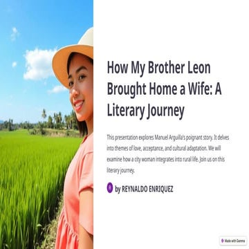 How-My-Brother-Leon-Brought-Home-a-Wife-A-Literary-Journey.pptx