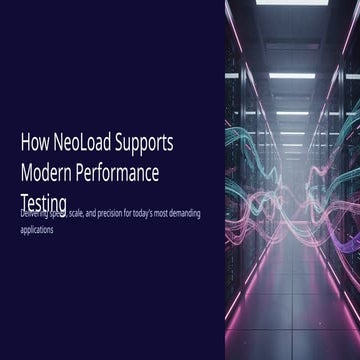 Getting-Started-with-NeoLoad is the first step toward mastering modern ...