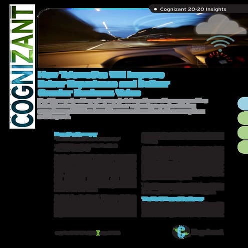 How Telematics Will Improve Driver Experience and Deliver Greater Business Value