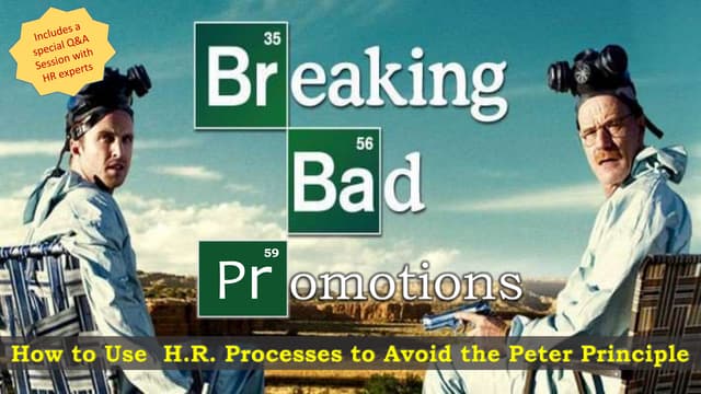 How To Use H.R. Processes to Avoid the Peter Principle - Bad Promotions