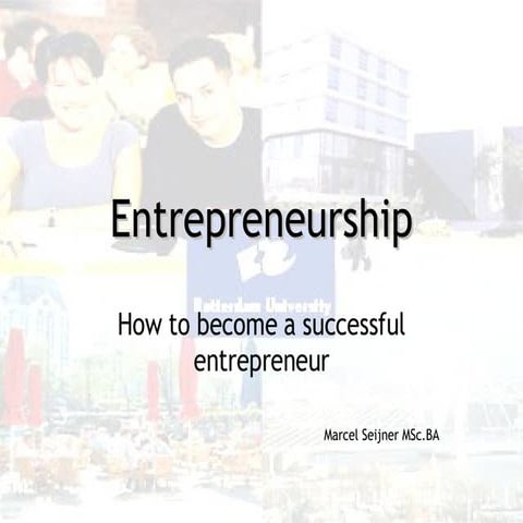 How To Become A Successful Entrepreneur V1