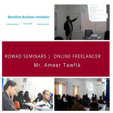 ROWAD Seminars |How to Become an Online Freelancer.