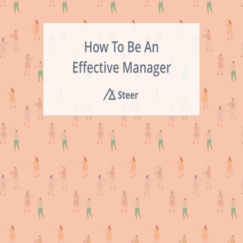 How To Become An Effective Manager