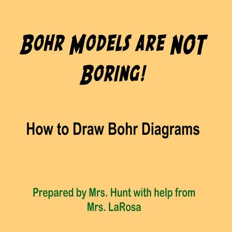 How to-bohr-diagram