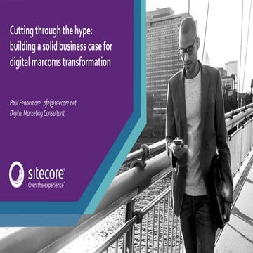 Sitecore & Microsoft Breakfast: Building a business case for transformation