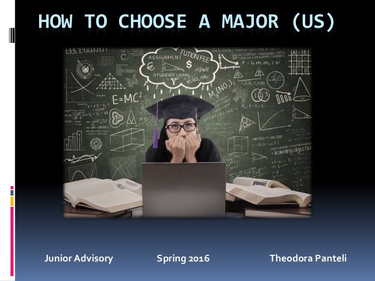 How to choose a major (US)