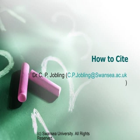 How To Cite Version 2.0