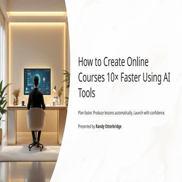 How to Create Online Courses 10× Faster Using AI Tools (Step-by-Step ...