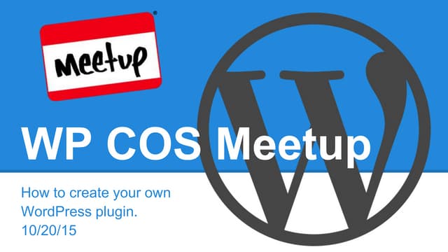 How to create your own WordPress plugin