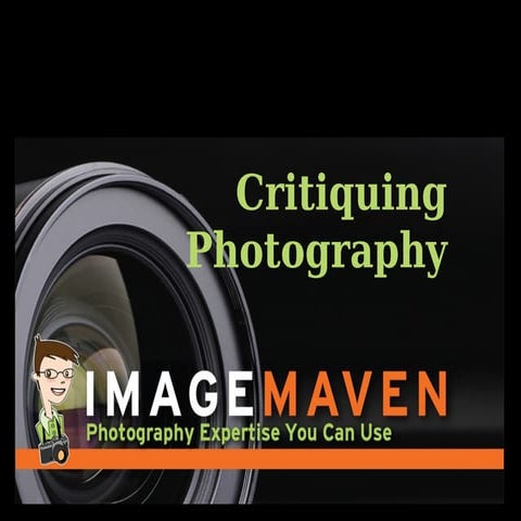 How to critique your photos
