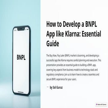 How to Develop a BNPL App like Klarna: Essential Guide