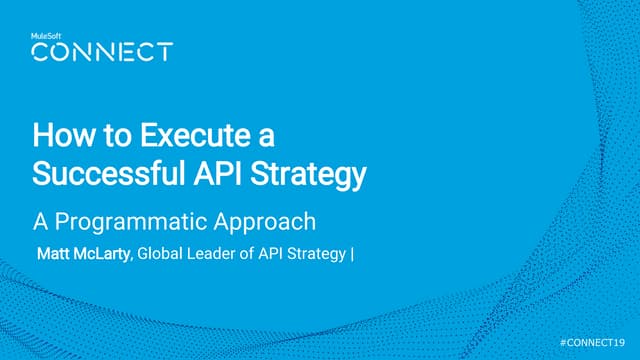 How to Execute a Successful API Strategy