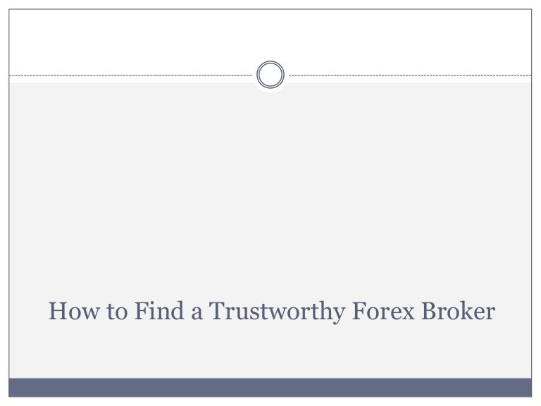 How to find forex broker