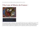 Virtue, Vice, And Justice Theme In The Lais Of Marie De France – QWFNTW