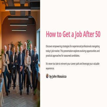 How to Get a Job After 50 - Discover empowering strategies for ...