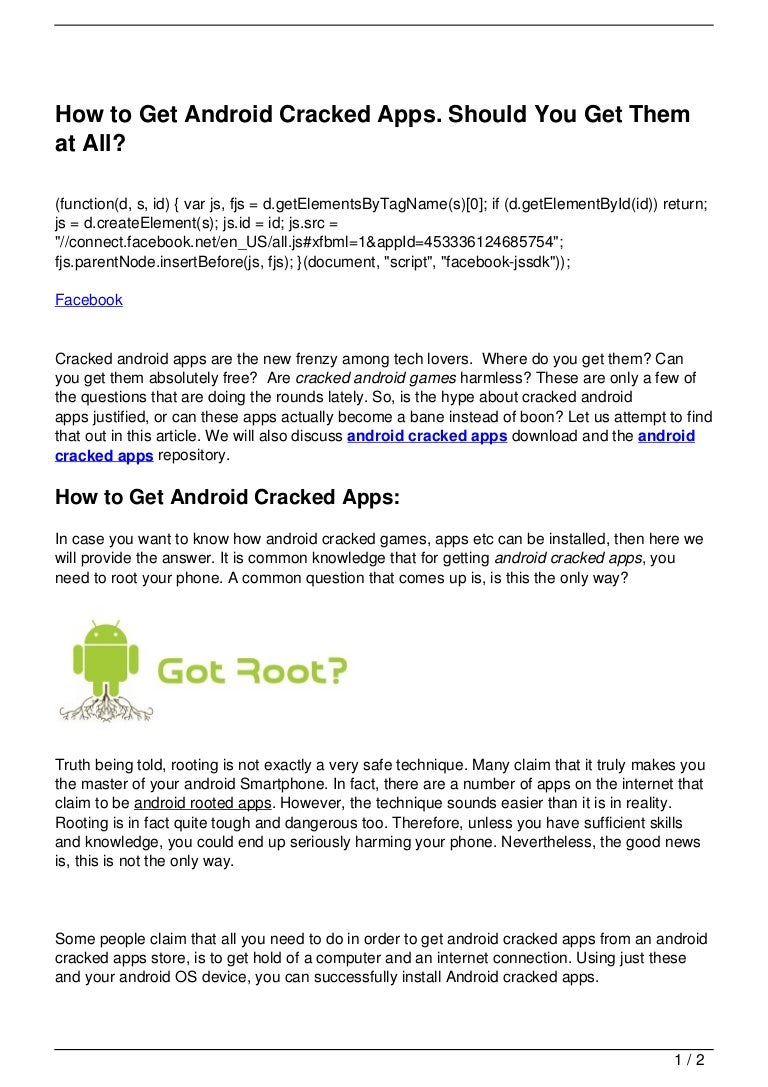 Cracked App Stores For Android