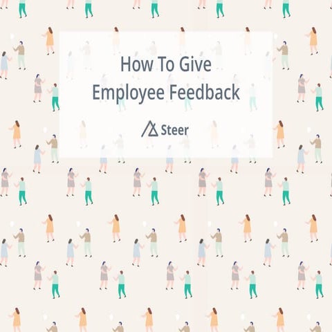 How To Give Employee Feedback
