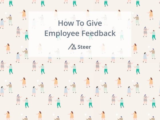 How To Give Employee Feedback