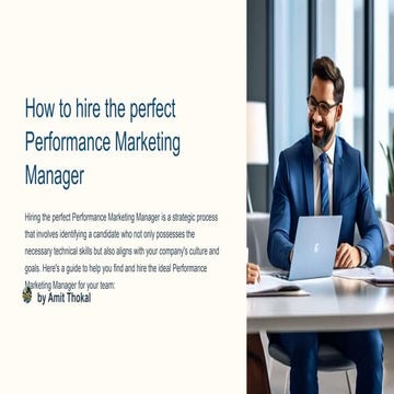 How to hire the Perfect Renewals Manager | PPTX