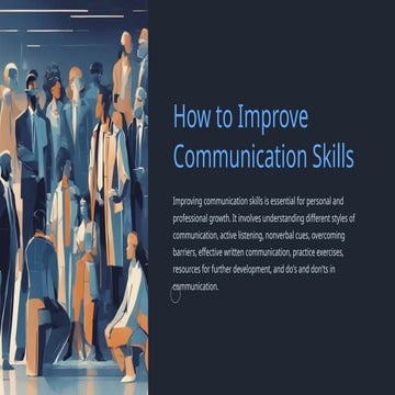 Basic Communication Skills for Success - TVET Vocational Training | PDF