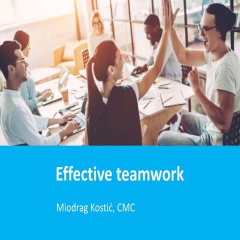 How to improve teamwork effectiveness in the workplace webinar