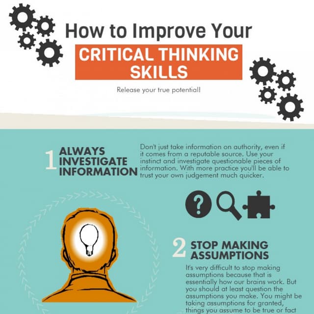 How To Increase Critical Thinking Skills How to Improve Your Critical Thinking Skills | PDF
