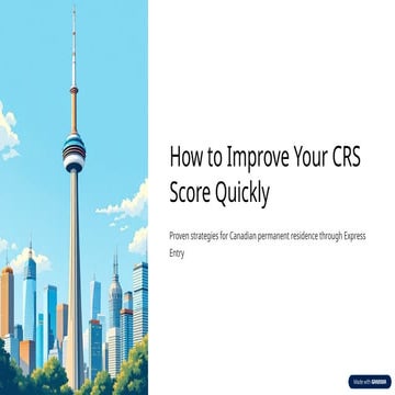 How to calculate your Express Entry CRS Score? | PDF