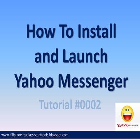 How to-install-and-launch-yahoo-messenger