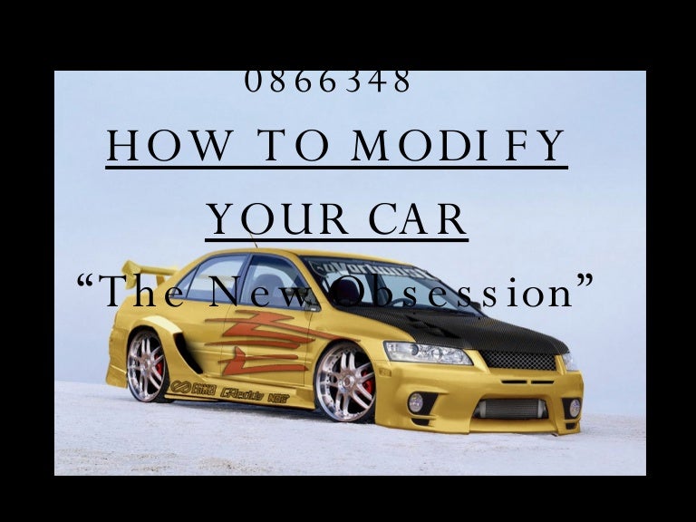 0866348 How To Modify Your Car