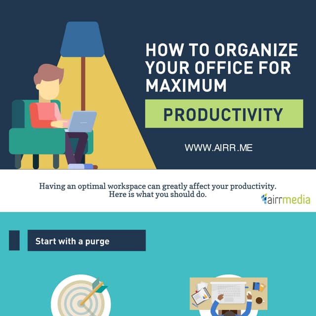 How to organize your office for maximum productivity
