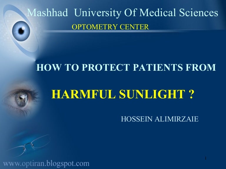 How to protect from sunlight?