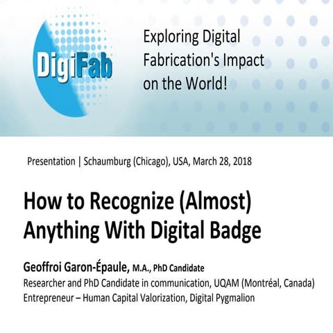 How to Recognize (Almost) Anything With Digital Badge