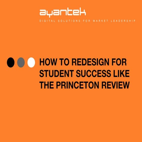 How to Redesign for Student Success Like the Princeton Review