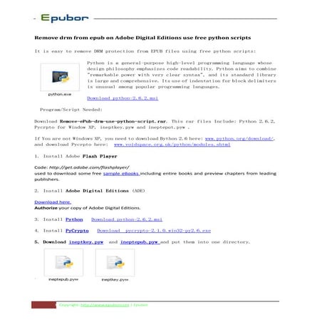 How to-remove-drm-from-epub | PDF - How To Strip Drm From Epub