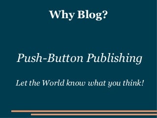 How to set up a WordPress Blog