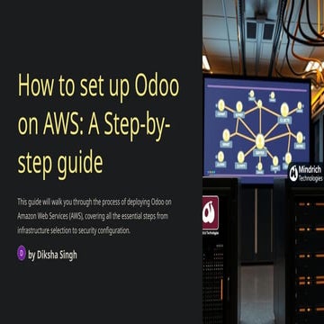 How to set up Odoo on AWS: A Step-by-step guide