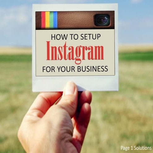 How To Setup Instagram For Your Business