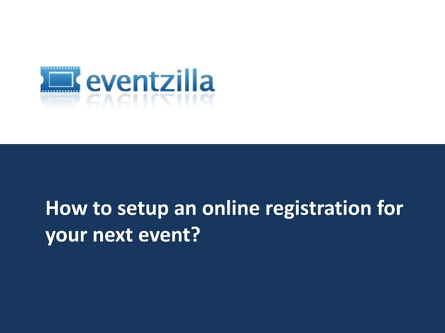 How to-setup-online-registration-fo...