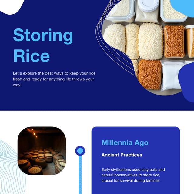 Want to store rice for years without insects, moisture, or spoilage?