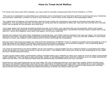 Do you suffer from acid reflux | PDF