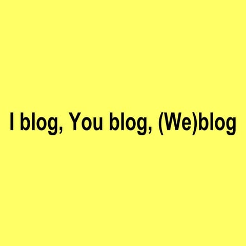 How To Use A Blog