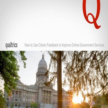 How to Use Citizen Feedback to Improve Online Government Services