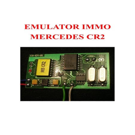 How to use Mercedes Benz CR2 IMMO Emulator