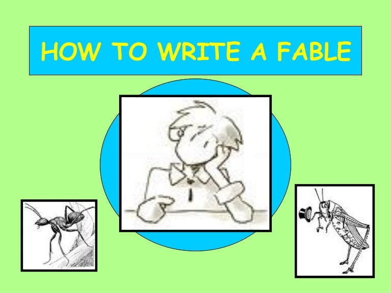 how to write a fable