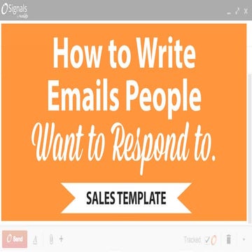 How to Write Emails People WANT to Respond to [Sales Template]